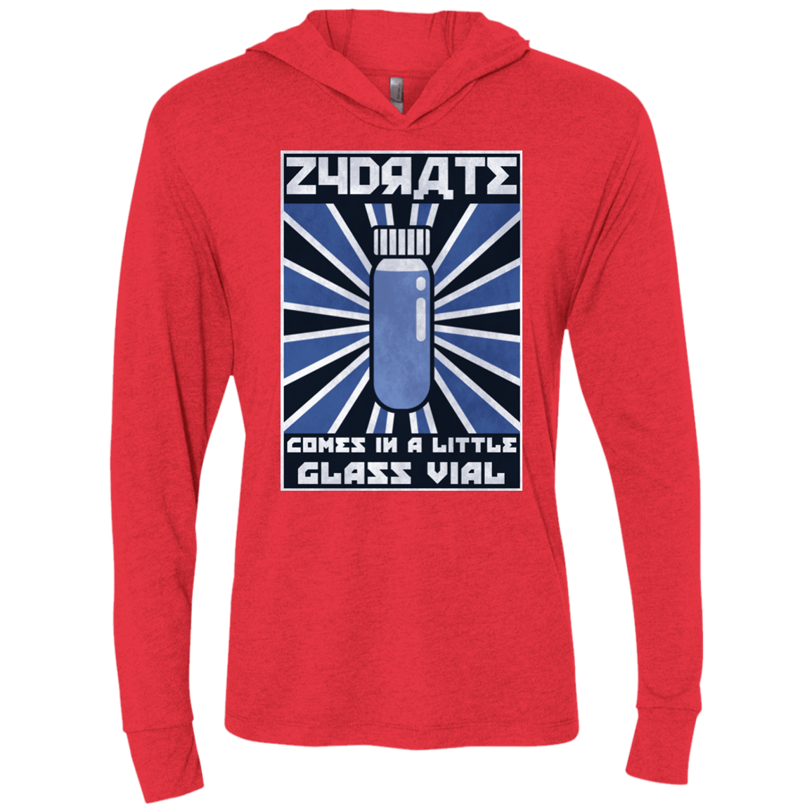Take Zydrate Triblend Long Sleeve Hoodie Tee