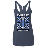 T-Shirts Vintage Navy / X-Small Take Zydrate Women's Triblend Racerback Tank