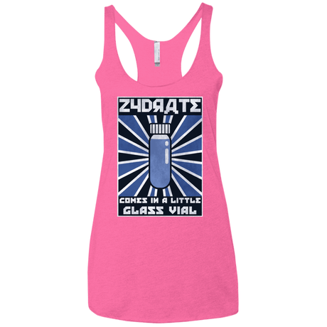 T-Shirts Vintage Pink / X-Small Take Zydrate Women's Triblend Racerback Tank