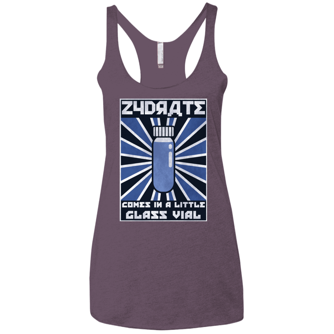 T-Shirts Vintage Purple / X-Small Take Zydrate Women's Triblend Racerback Tank