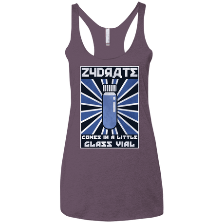 T-Shirts Vintage Purple / X-Small Take Zydrate Women's Triblend Racerback Tank