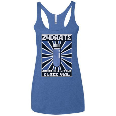 T-Shirts Vintage Royal / X-Small Take Zydrate Women's Triblend Racerback Tank