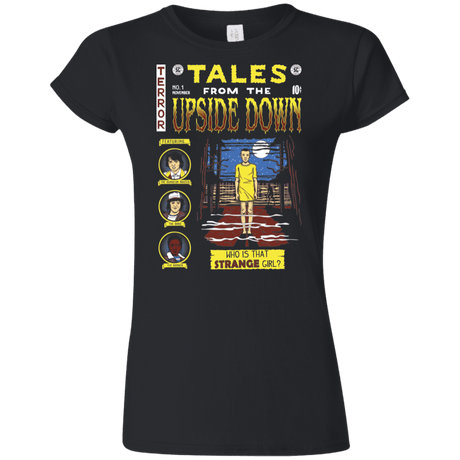 T-Shirts Black / S Tales from the Upside Down Junior Slimmer-Fit T-Shirt