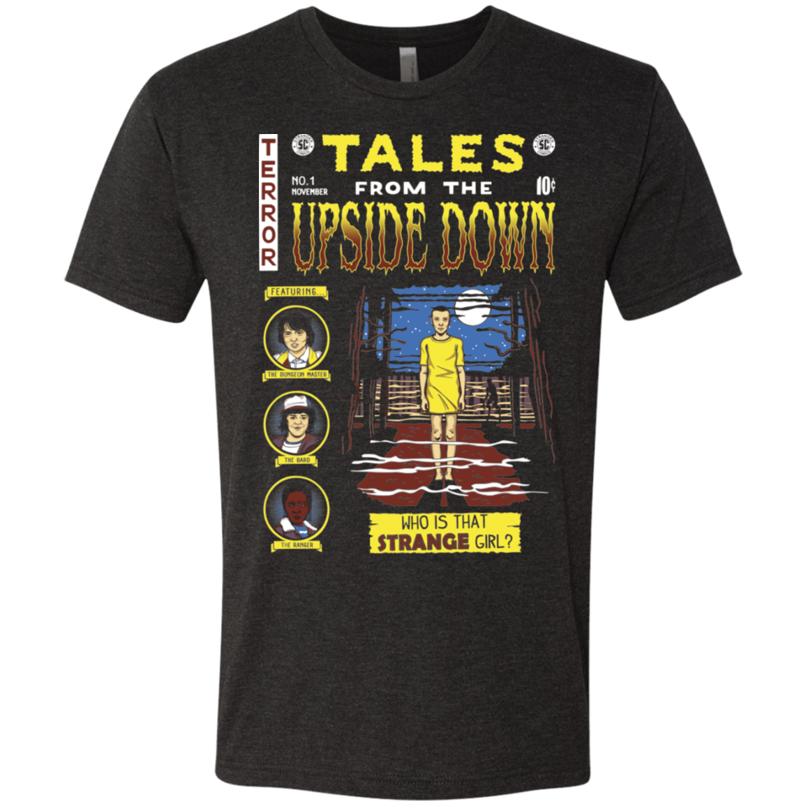 T-Shirts Vintage Black / S Tales from the Upside Down Men's Triblend T-Shirt
