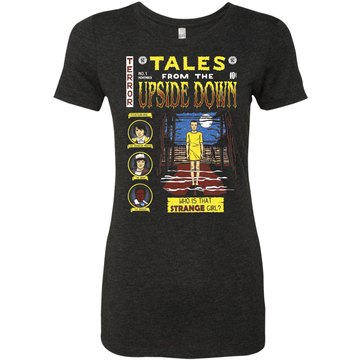 T-Shirts Vintage Black / S Tales from the Upside Down Women's Triblend T-Shirt