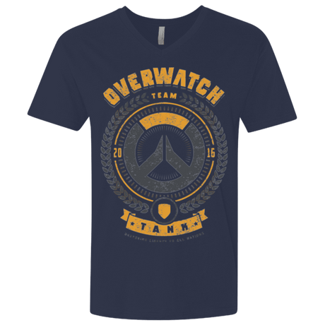 T-Shirts Midnight Navy / X-Small Tank Team Men's Premium V-Neck