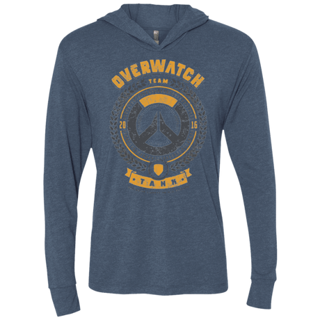 T-Shirts Indigo / X-Small Tank Team Triblend Long Sleeve Hoodie Tee