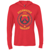 T-Shirts Vintage Red / X-Small Tank Team Triblend Long Sleeve Hoodie Tee