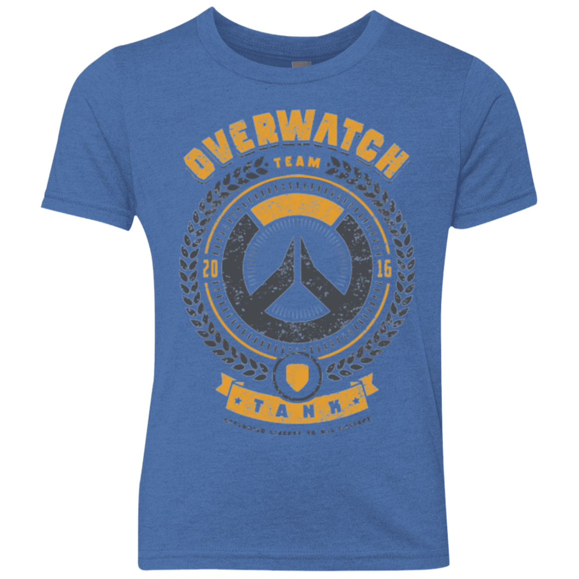 T-Shirts Vintage Royal / YXS Tank Team Youth Triblend T-Shirt