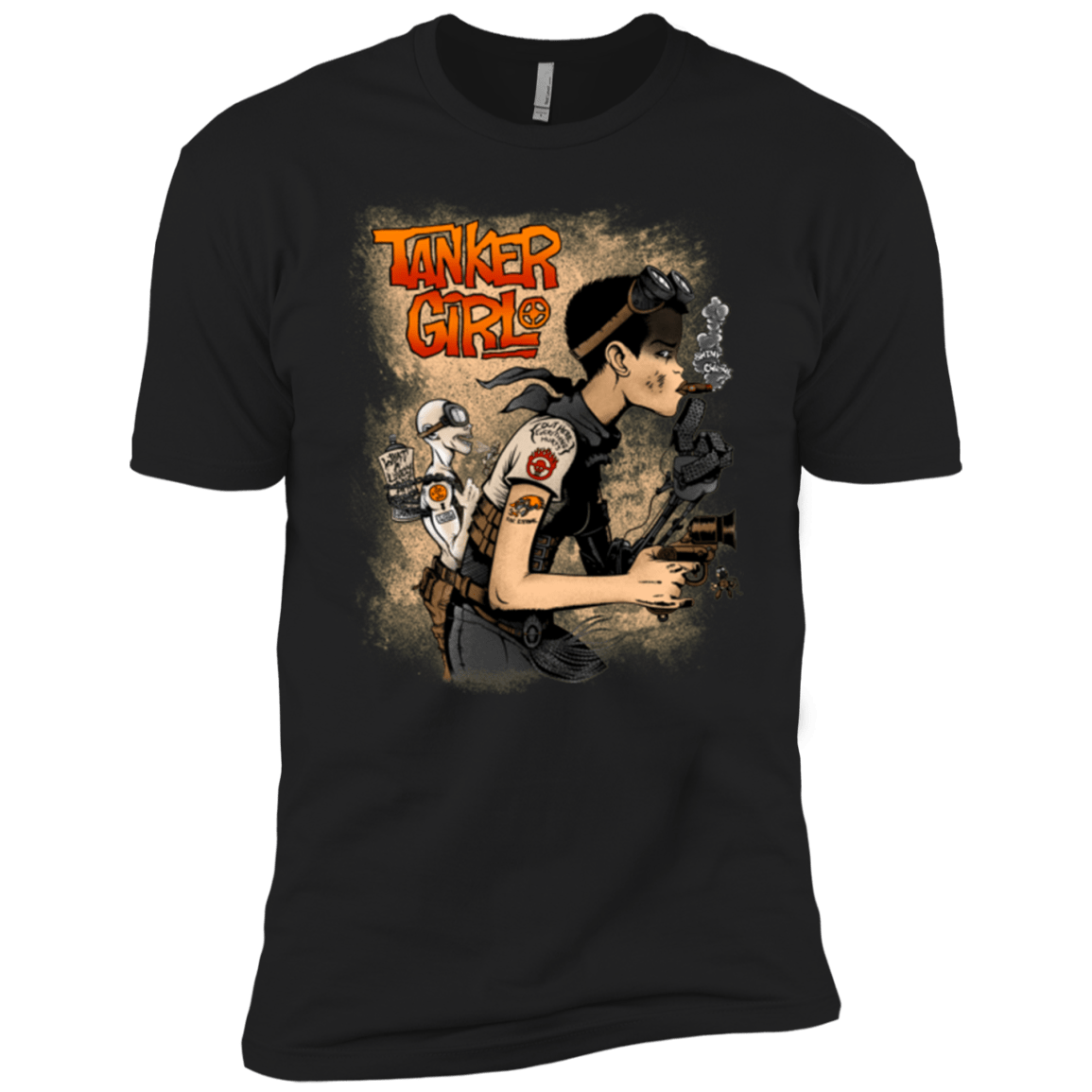 T-Shirts Black / YXS Tanker Girl Boys Premium T-Shirt