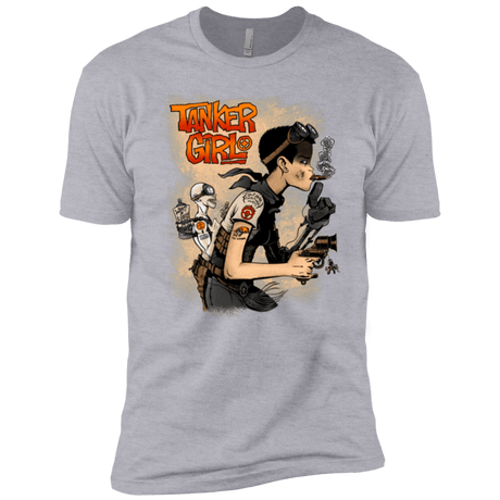 T-Shirts Heather Grey / YXS Tanker Girl Boys Premium T-Shirt