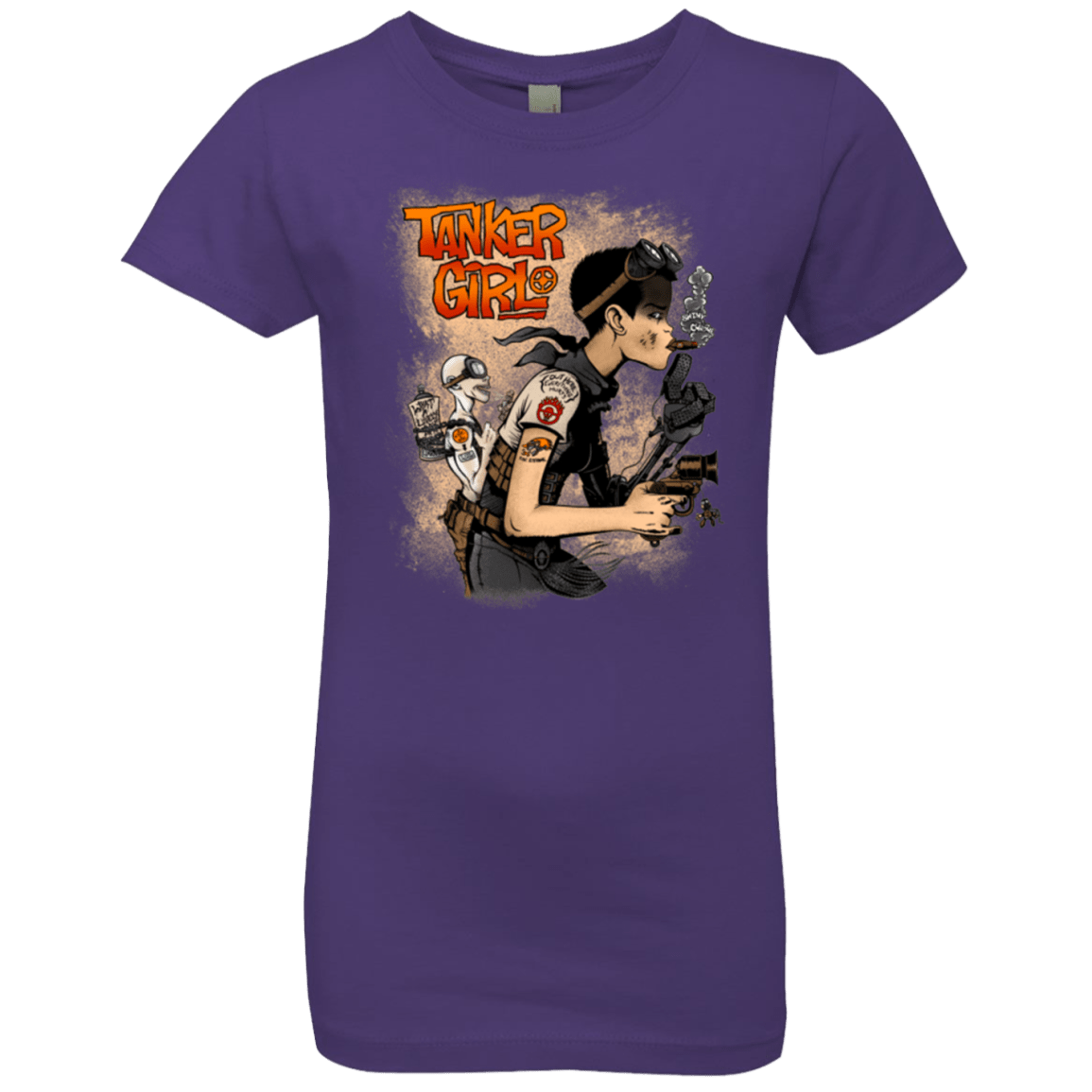 T-Shirts Purple Rush / YXS Tanker Girl Girls Premium T-Shirt