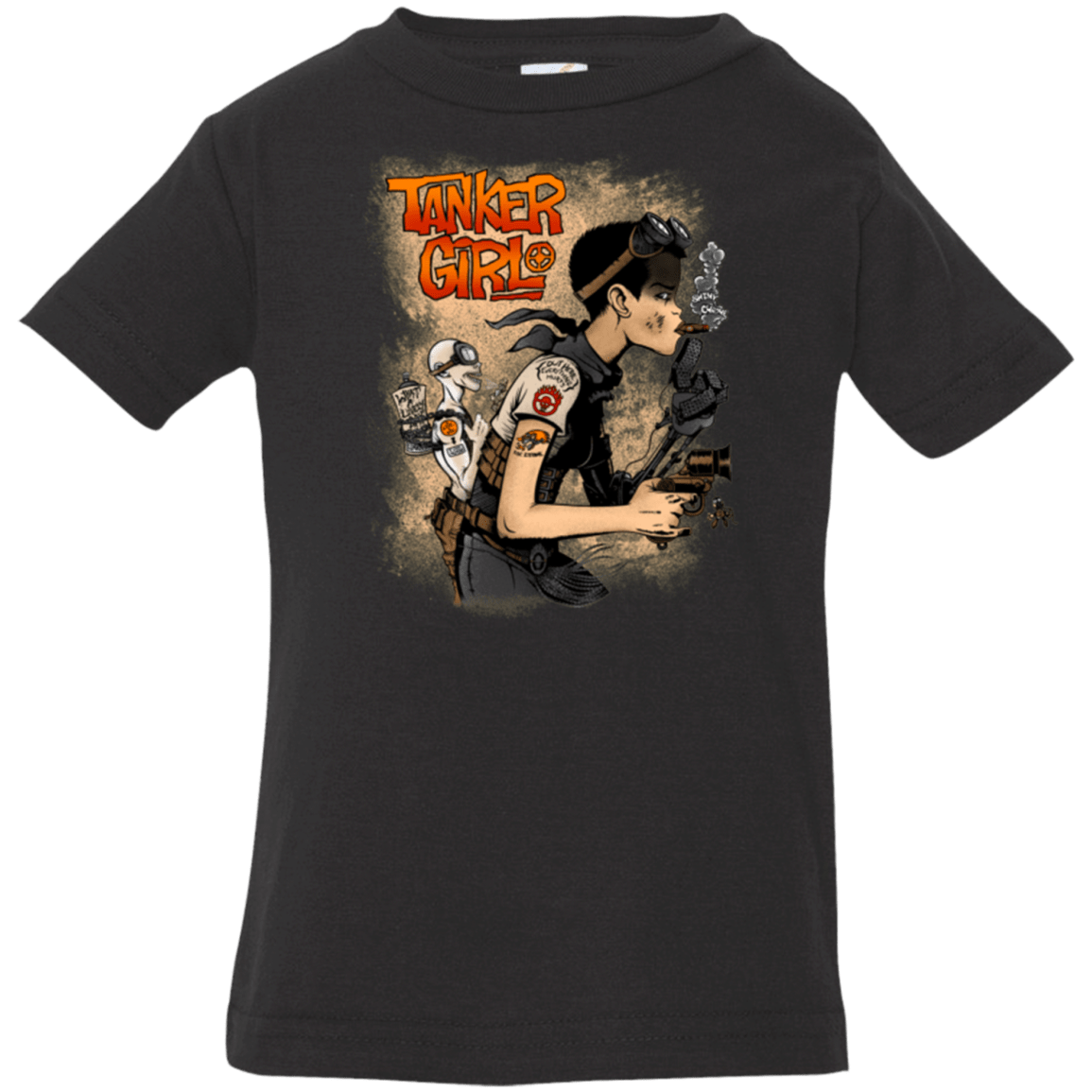 T-Shirts Black / 6 Months Tanker Girl Infant PremiumT-Shirt