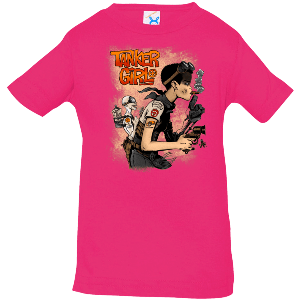 T-Shirts Hot Pink / 6 Months Tanker Girl Infant PremiumT-Shirt