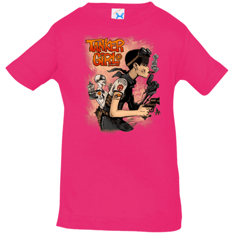 T-Shirts Hot Pink / 6 Months Tanker Girl Infant PremiumT-Shirt