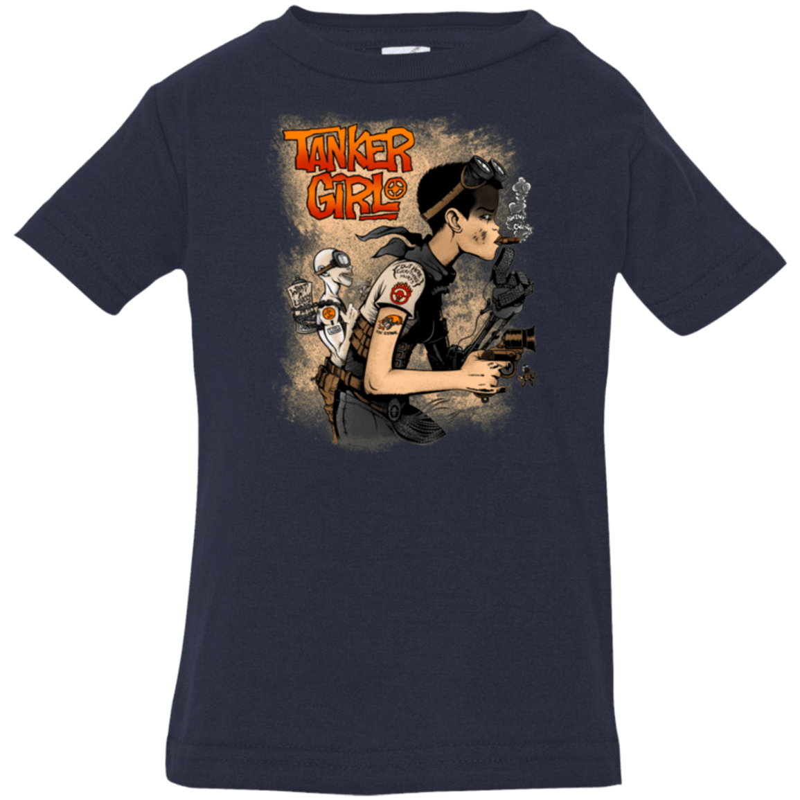 T-Shirts Navy / 6 Months Tanker Girl Infant PremiumT-Shirt