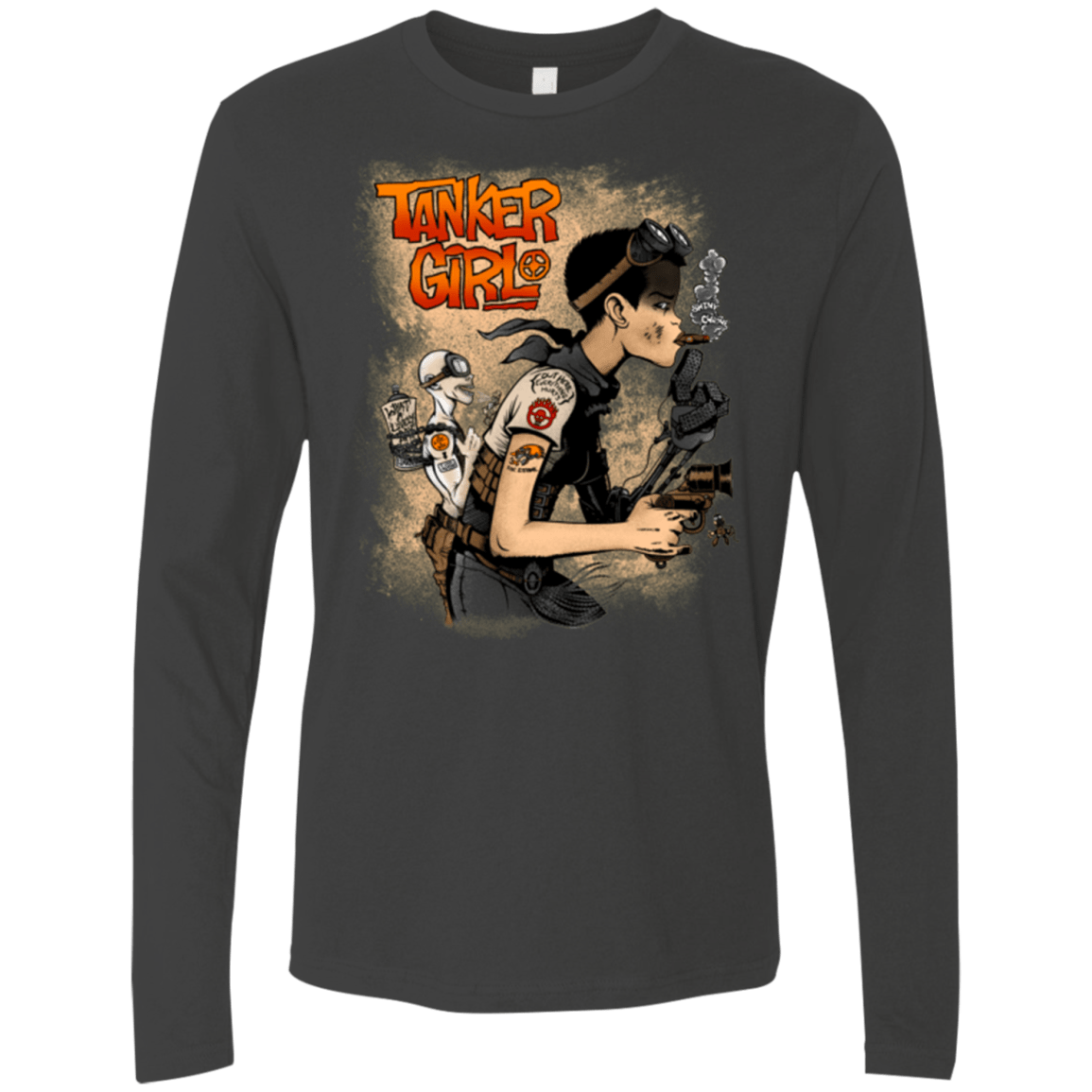 T-Shirts Heavy Metal / Small Tanker Girl Men's Premium Long Sleeve
