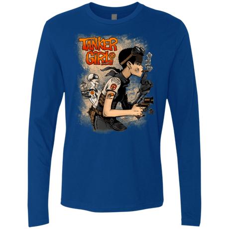 T-Shirts Royal / Small Tanker Girl Men's Premium Long Sleeve