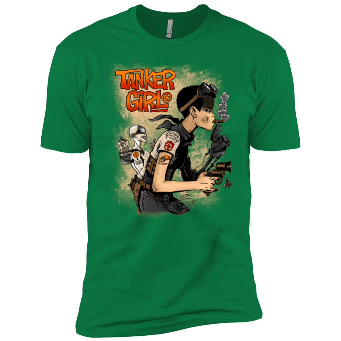 T-Shirts Kelly Green / X-Small Tanker Girl Men's Premium T-Shirt