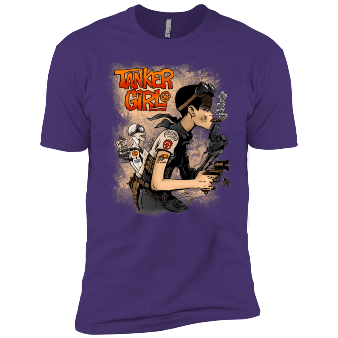 T-Shirts Purple / X-Small Tanker Girl Men's Premium T-Shirt
