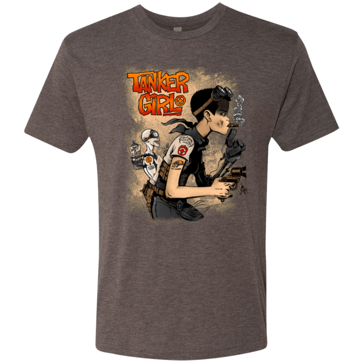 T-Shirts Macchiato / Small Tanker Girl Men's Triblend T-Shirt