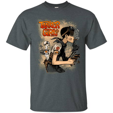 T-Shirts Dark Heather / Small Tanker Girl T-Shirt
