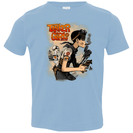T-Shirts Light Blue / 2T Tanker Girl Toddler Premium T-Shirt