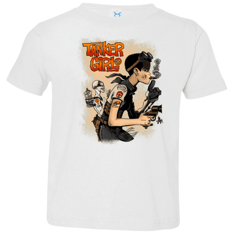 T-Shirts White / 2T Tanker Girl Toddler Premium T-Shirt