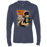 T-Shirts Vintage Navy / X-Small Tanker Girl Triblend Long Sleeve Hoodie Tee