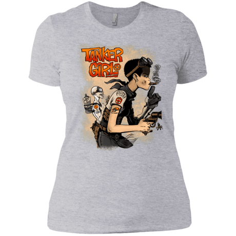 T-Shirts Heather Grey / X-Small Tanker Girl Women's Premium T-Shirt