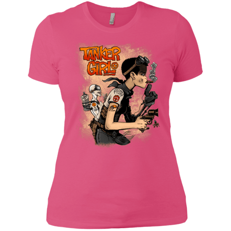 T-Shirts Hot Pink / X-Small Tanker Girl Women's Premium T-Shirt