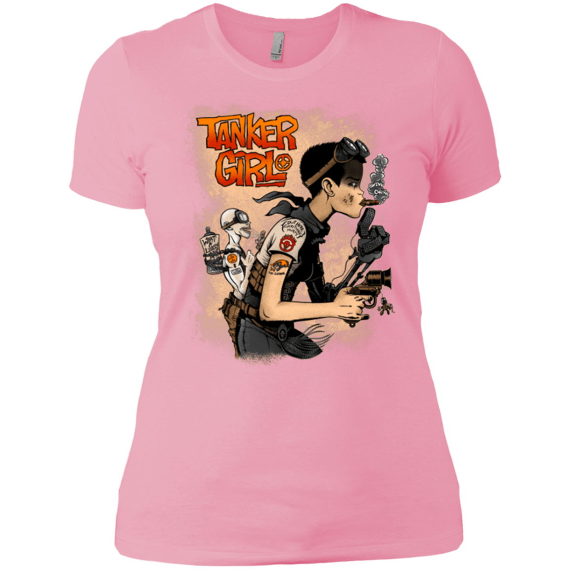 T-Shirts Light Pink / X-Small Tanker Girl Women's Premium T-Shirt