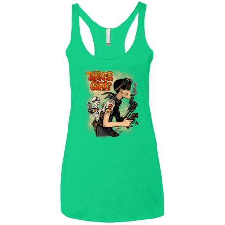 T-Shirts Envy / X-Small Tanker Girl Women's Triblend Racerback Tank