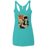 T-Shirts Tahiti Blue / X-Small Tanker Girl Women's Triblend Racerback Tank