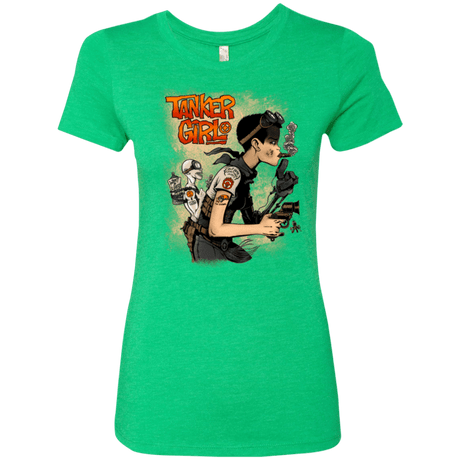 T-Shirts Envy / Small Tanker Girl Women's Triblend T-Shirt