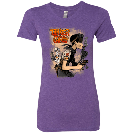 T-Shirts Purple Rush / Small Tanker Girl Women's Triblend T-Shirt