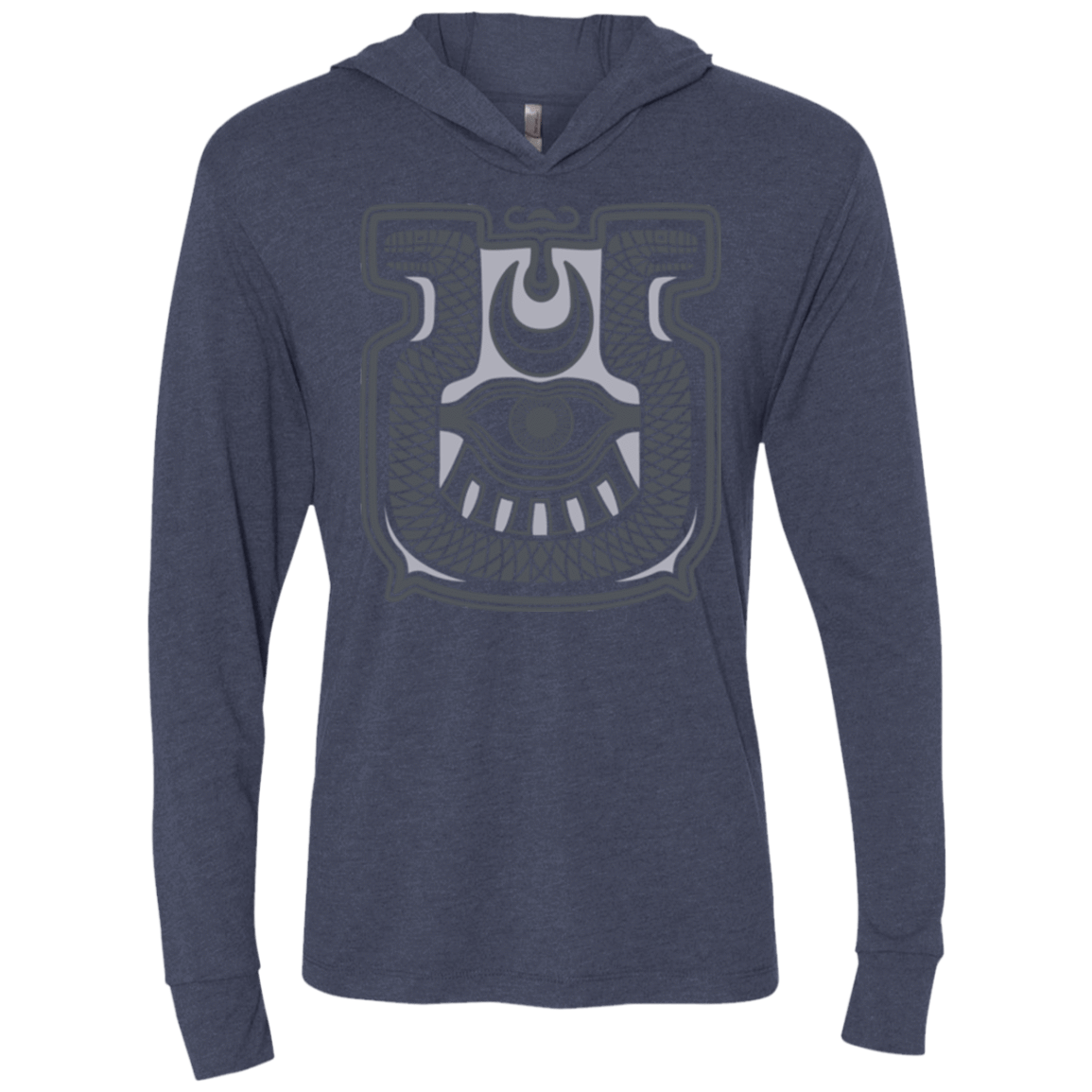 T-Shirts Vintage Navy / X-Small Tapestry of doom Triblend Long Sleeve Hoodie Tee