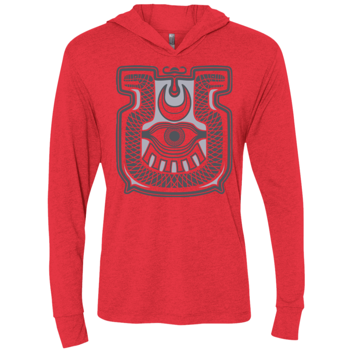 T-Shirts Vintage Red / X-Small Tapestry of doom Triblend Long Sleeve Hoodie Tee