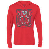 T-Shirts Vintage Red / X-Small Tapestry of doom Triblend Long Sleeve Hoodie Tee