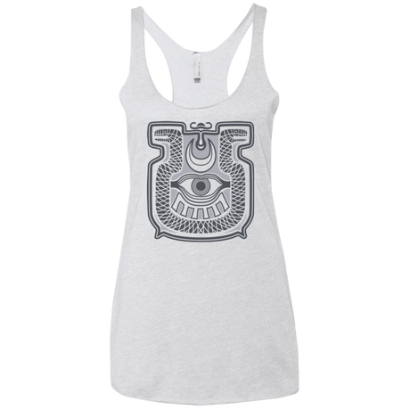 T-Shirts Heather White / X-Small Tapestry of doom Women's Triblend Racerback Tank