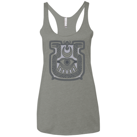 T-Shirts Venetian Grey / X-Small Tapestry of doom Women's Triblend Racerback Tank