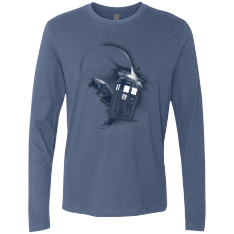 T-Shirts Indigo / Small TARDIS 2 Men's Premium Long Sleeve