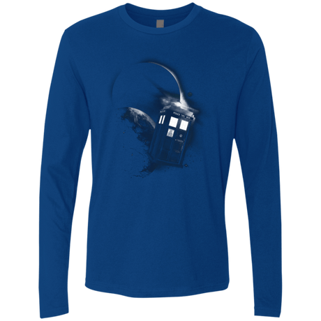 T-Shirts Royal / Small TARDIS 2 Men's Premium Long Sleeve