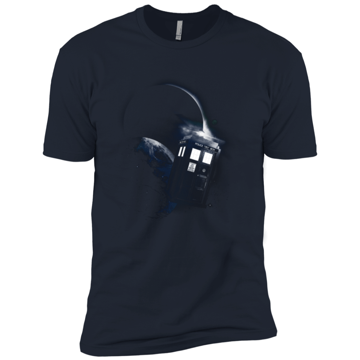 T-Shirts Midnight Navy / X-Small TARDIS 2 Men's Premium T-Shirt