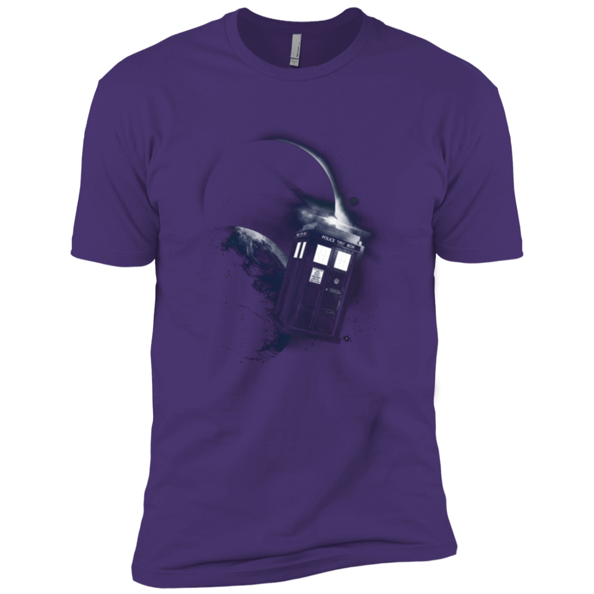 T-Shirts Purple / X-Small TARDIS 2 Men's Premium T-Shirt