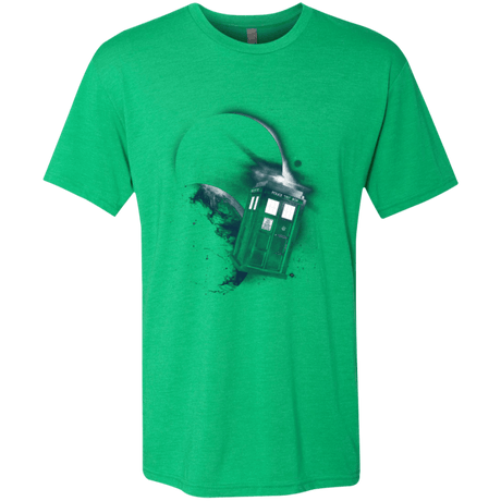 T-Shirts Envy / Small TARDIS 2 Men's Triblend T-Shirt
