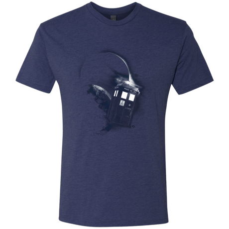 T-Shirts Vintage Navy / Small TARDIS 2 Men's Triblend T-Shirt