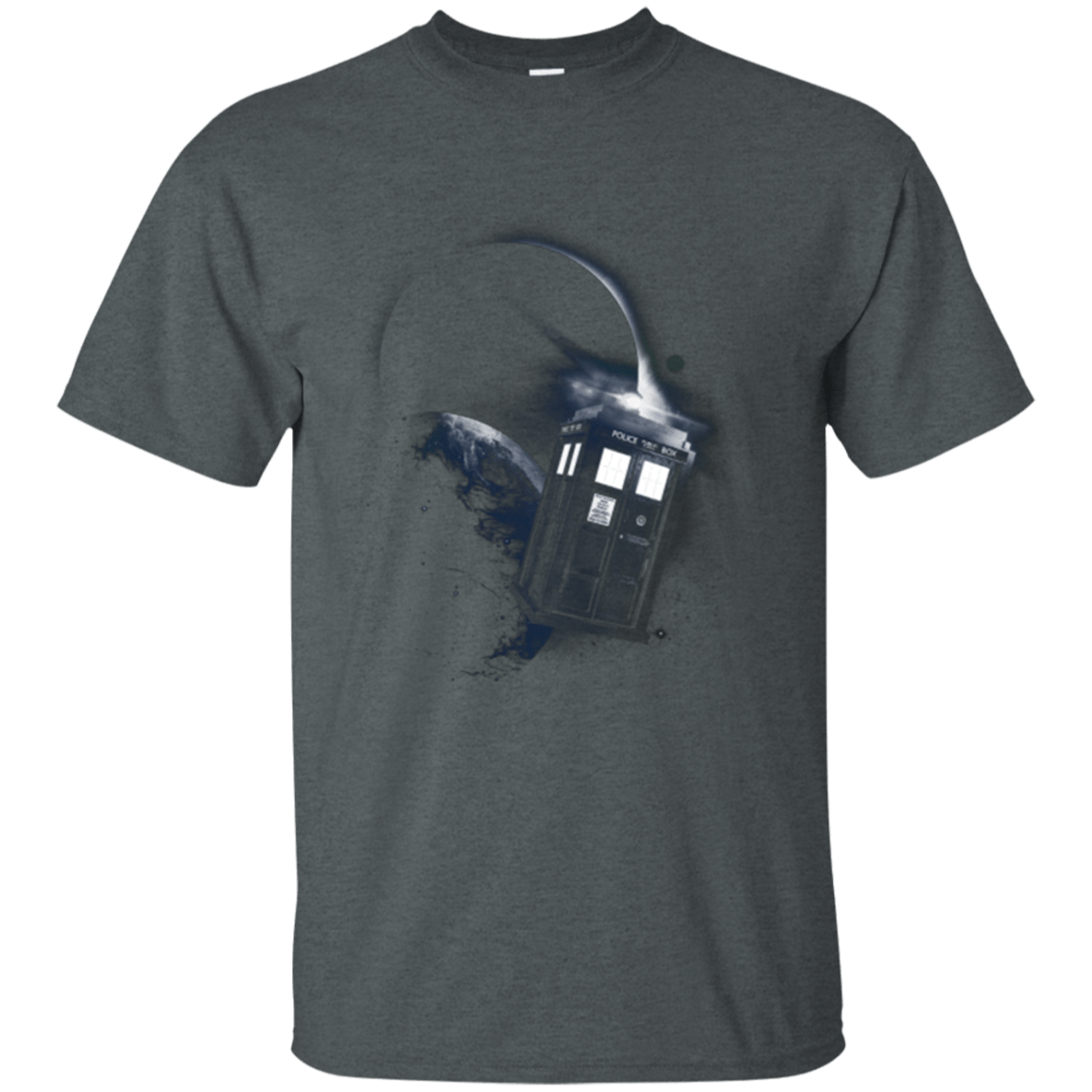 T-Shirts Dark Heather / Small TARDIS 2 T-Shirt