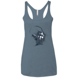 T-Shirts Indigo / X-Small TARDIS 2 Women's Triblend Racerback Tank