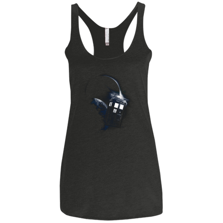 T-Shirts Vintage Black / X-Small TARDIS 2 Women's Triblend Racerback Tank